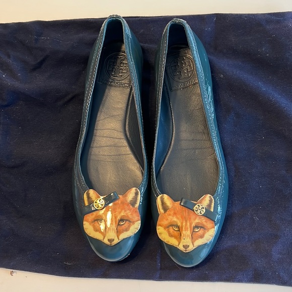 Tory Burch Fox flats 6.5 - Picture 2 of 7